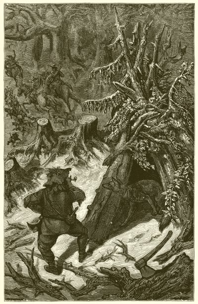 Liška a venkovan od Ernest Henry Griset