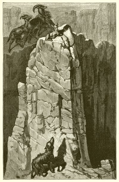 Dítě a vlk od Ernest Henry Griset