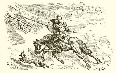 Rytíř a jeho nabíječ od Ernest Henry Griset