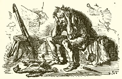 Muž a jeho husa od Ernest Henry Griset