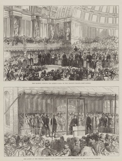 Královna v Lidovém paláci od Ernest Henry Griset