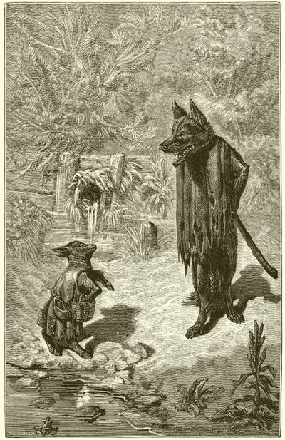 Vlk a Beránek od Ernest Henry Griset
