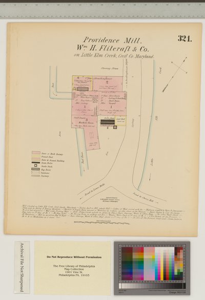 Providence Mill, Little Elk Creek, Maryland, Hexamer General Surveys od Ernest Hexamer