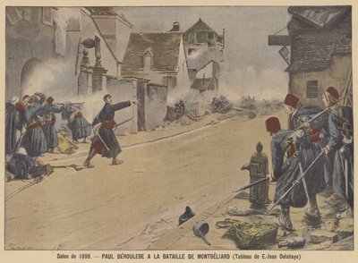 Paul Deroulede v bitvě u Montbeliardu od Ernest Jean Delahaye