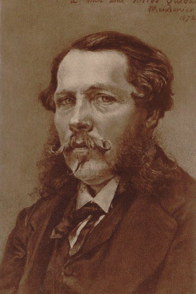 Portrét pianisty a skladatele Alfreda Quidanta 1815-1893, 1872. od Jean Louis Ernest Meissonier
