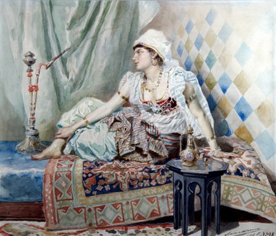 An Odalisque, 1888. od Ernest Karlovich Liphart