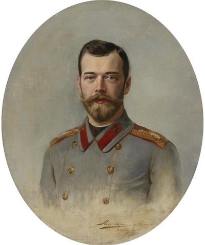 Portrét císaře Mikuláše II 1868-1918, 1897 od Ernest Karlovich Liphart