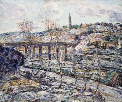 Harlem River Bridge od Ernest Lawson