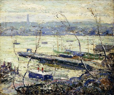 Na Hudsonu od Ernest Lawson