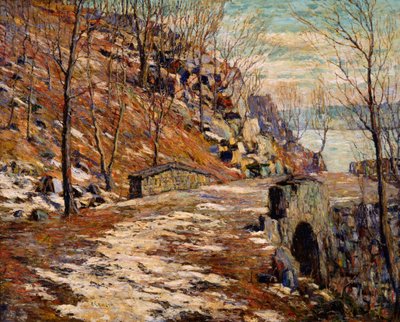 Cesta dolů po palisádách od Ernest Lawson
