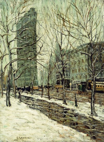 Budova Flatiron od Ernest Lawson