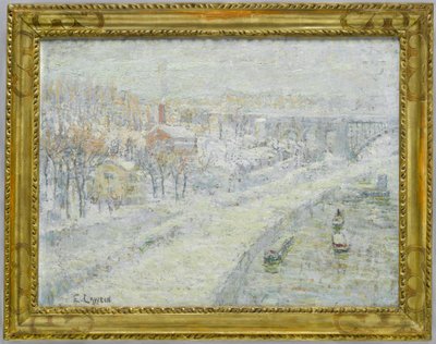 Zimní krajina - Washington Bridge, c.1907-10 od Ernest Lawson
