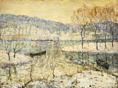 Zimní proud od Ernest Lawson
