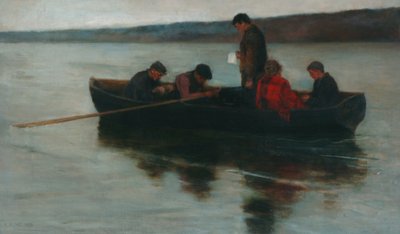 Pohřeb dítěte na Vysočině, 1896 od Ernest Leopold Sichel