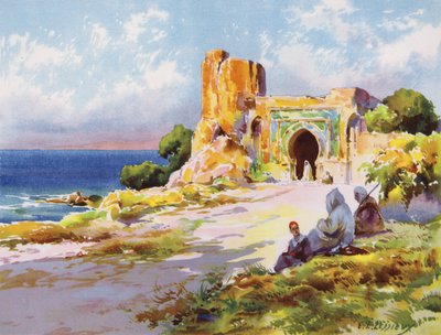 Okolí Rabatu, Maroko (barva litho) od Ernest Louis Lessieux