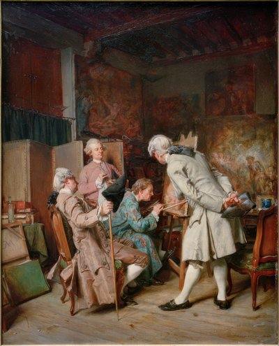 Milovníci malování od Ernest Meissonier