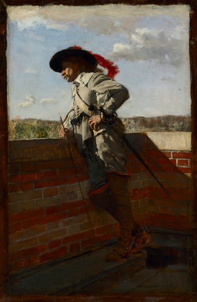 Na terase od Ernest Meissonier