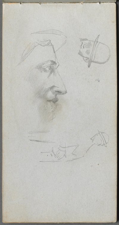 Náčrtník, strana 14: Obrázky od Ernest Meissonier