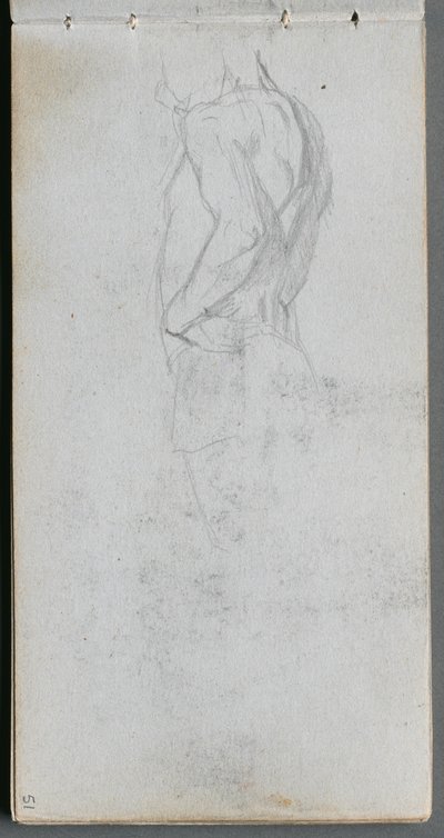 Skicák, strana 51: Figurální studie od Ernest Meissonier