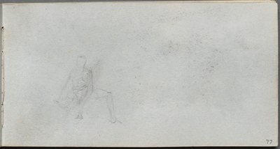Skicák, strana 77: Figurální studie od Ernest Meissonier