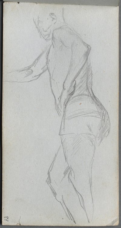Náčrtník, strana 87: Studie obrázku od Ernest Meissonier