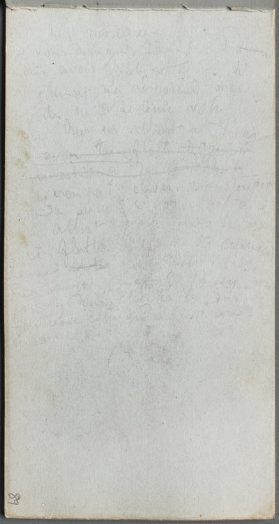 Náčrtník, strana 89: Poznámky. od Jean Louis Ernest Meissonier