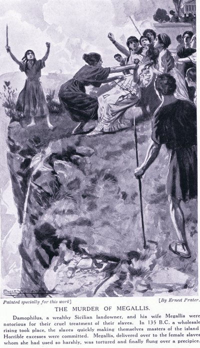 Megallisova vražda 135 př. n. l. od Ernest Prater