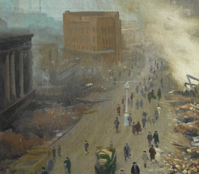 The New Order in Europe, Bombed Coventry November 1940, 1940 od Ernest Townsend