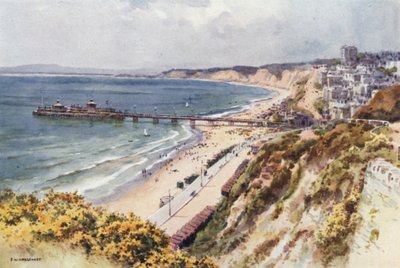 Bournemouth Pier and Sands z Eastcliff (barevné lito) od Ernest William Haslehust
