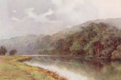 Řeka Temže: Cliveden Woods (barevná litografie) od Ernest William Haslehust