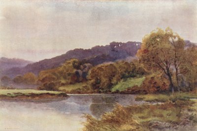 Streatley Hills (barevné lito) od Ernest William Haslehust