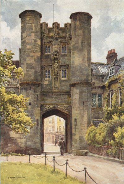 "Biskupské oko", Wells (barva lito) od Ernest William Haslehust