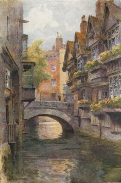 Canterbury Weavers (barevné lito) od Ernest William Haslehust
