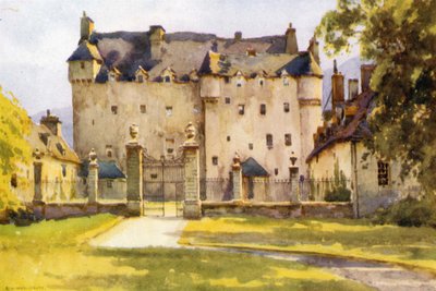 Traquair (barevné lito) od Ernest William Haslehust