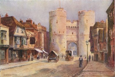 Westgate (barevné lito) od Ernest William Haslehust