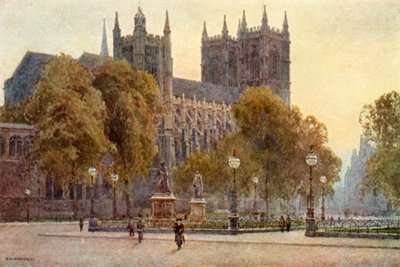 Westminsterské opatství (barevné lito) od Ernest William Haslehust
