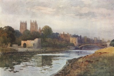 York z Ouse (barva lito) od Ernest William Haslehust