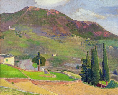 Mount Ste. Vítězství (olej na plátně) od Ernest Yarrow Jones