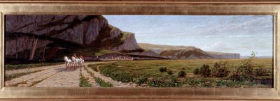 Překročení kanálu Crinan, Skotsko Malba Ernesta Bertea (1836-1904) od Ernesto Bertea