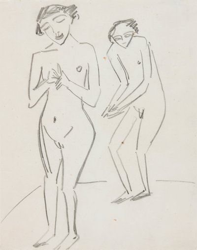 Muž a žena od Ernst Ludwig Kirchner