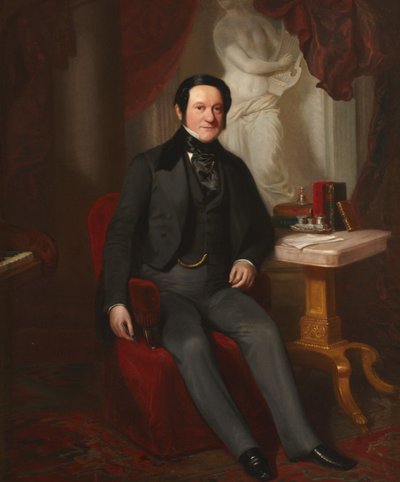 Domenico Francesco Maria Crivelli, 1849 od Ernst August Becker