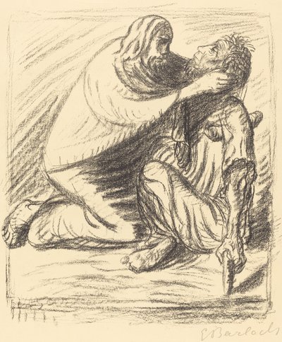 Blahoslavení milosrdní, vydáno 1916. od Ernst Barlach