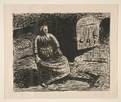 Žena u krbu od Ernst Barlach