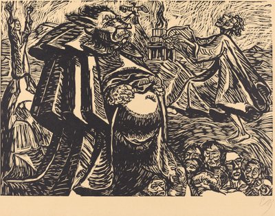 God Belly, 1921. od Ernst Barlach