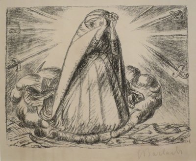 "Dej nám mír", Ernst Barlach, 1916, Honolulu Museum of Art, 18782 od Ernst Barlach