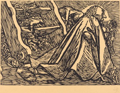 Božský žebrák, 1921. od Ernst Barlach