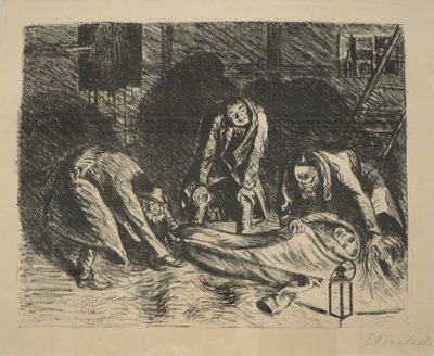 "Chudý bratranec", Ernst Barlach, asi 1917, Honolulu Museum of Art, 13150 od Ernst Barlach