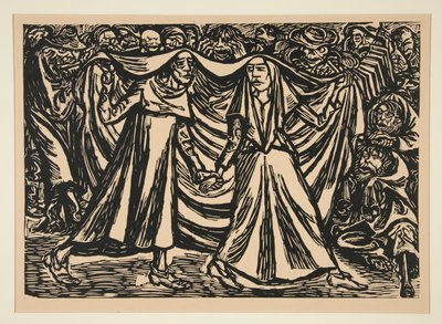 Totentanz II (Tanec smrti II) od Ernst Barlach