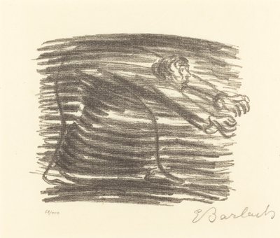 Procházka ve stínu, 1922. od Ernst Barlach