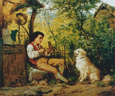 1858 - Začínající Michelangelo, Paffrath Gallery od Ernst Bosch